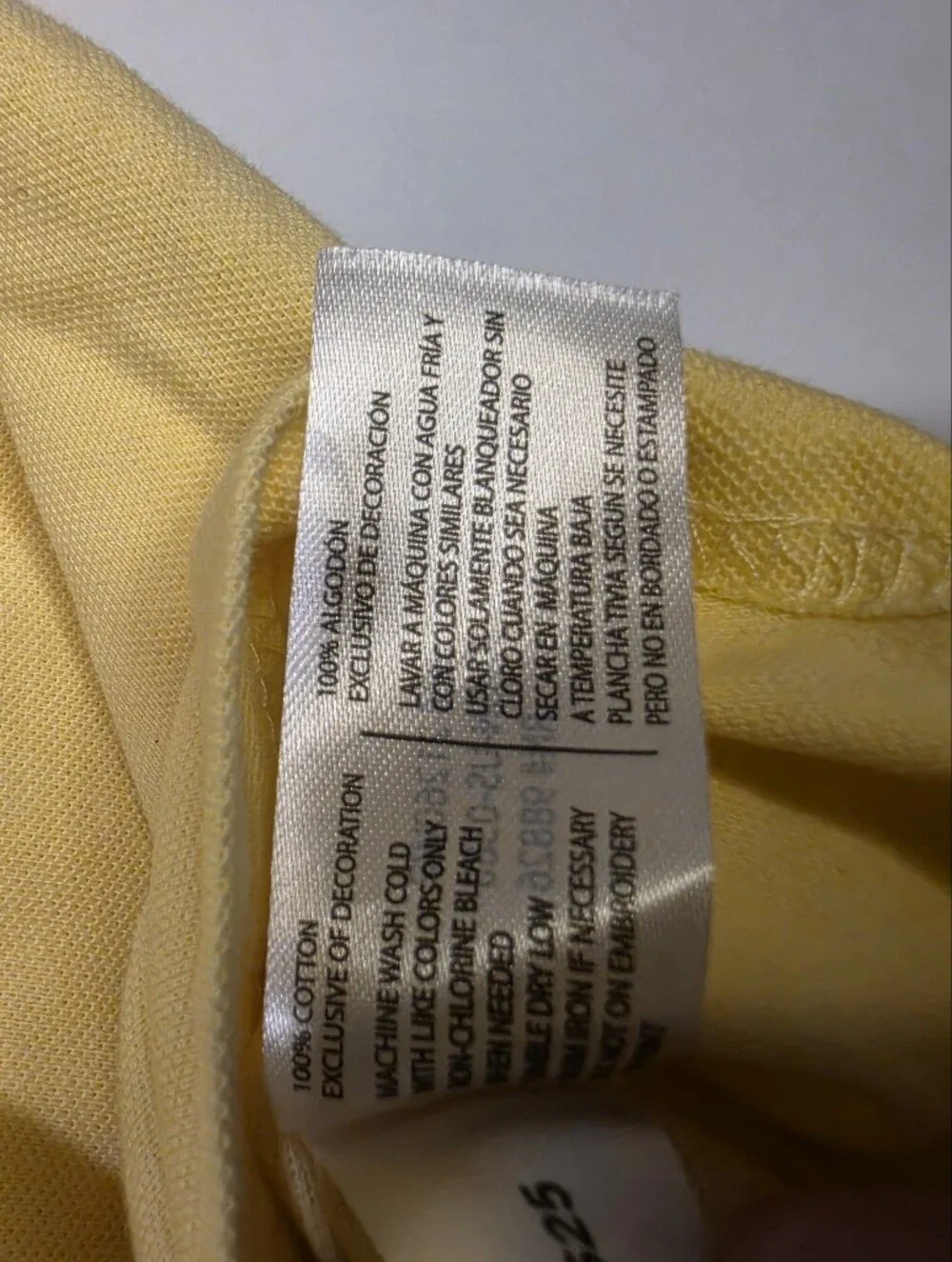 U.S. Polo Assn. Yellow Polo Shirt Boys Size S (6-7)